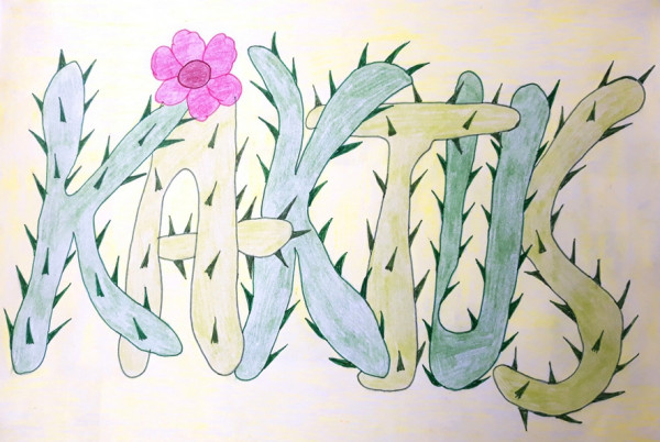 PBG Zwickau  2110 graffiti schrift kaktus kl 8